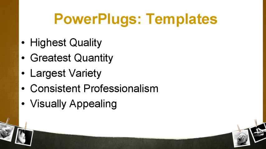 PowerPoint Template - children, art, lifestyle - Print Slide