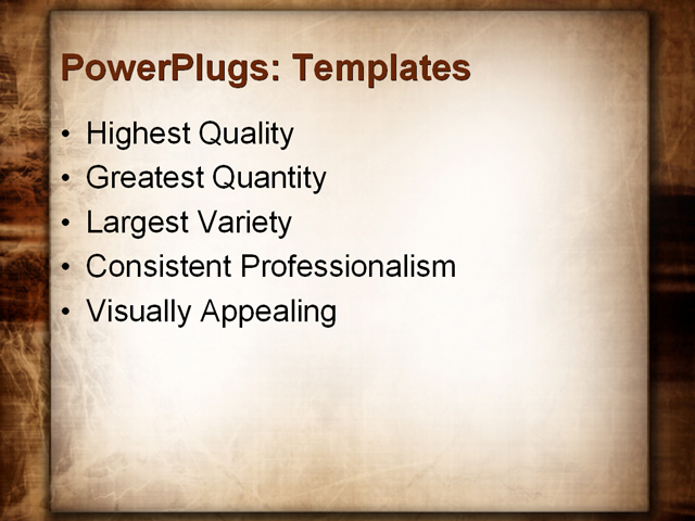 PowerPoint Template - old paper, art, abstract - Print Slide