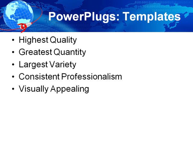 PowerPoint Template - orbit, abstract, blue - Print Slide