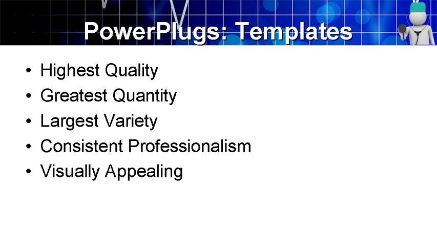 PowerPoint Template - medical, health, services - Print Slide