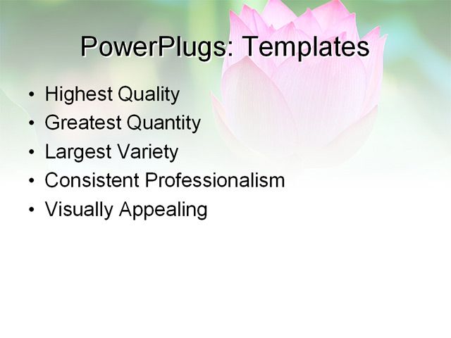 PowerPoint Template - garden, environment, art - Print Slide