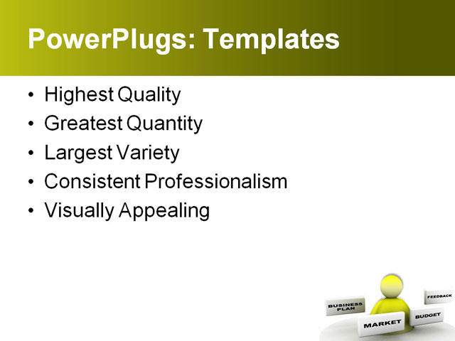 PowerPoint Template - business plan, abstract, advertising - Print Slide