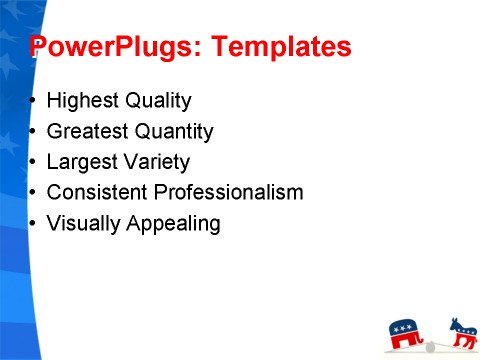 PowerPoint Template - government, law, abstract - Print Slide