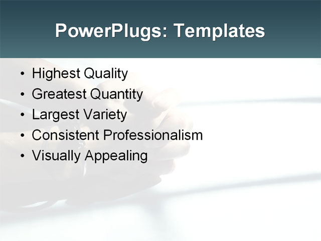 PowerPoint Template - arms, arrest, prison - Print Slide