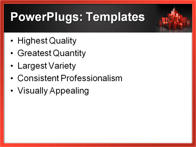 PowerPoint Template - apartment, building, city - Print Slide