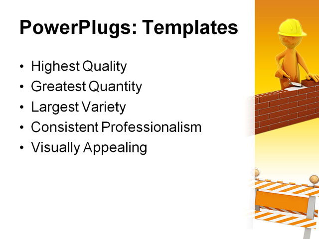 PowerPoint Template - building, my house, architecture - Print Slide