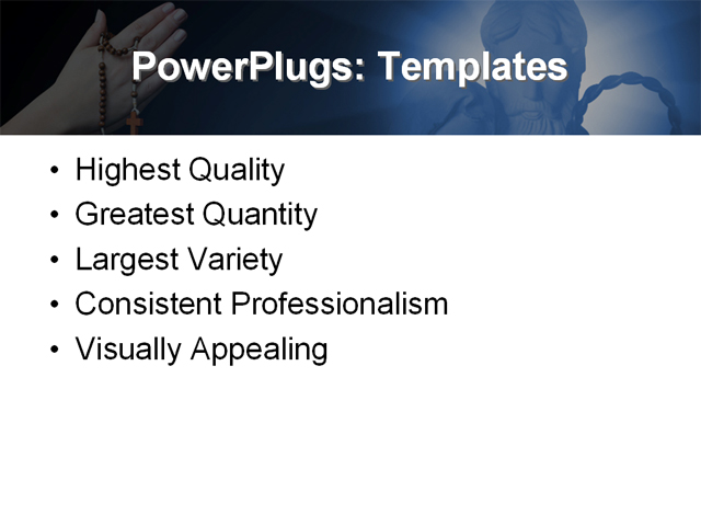 PowerPoint Template - services, business, marketing - Print Slide