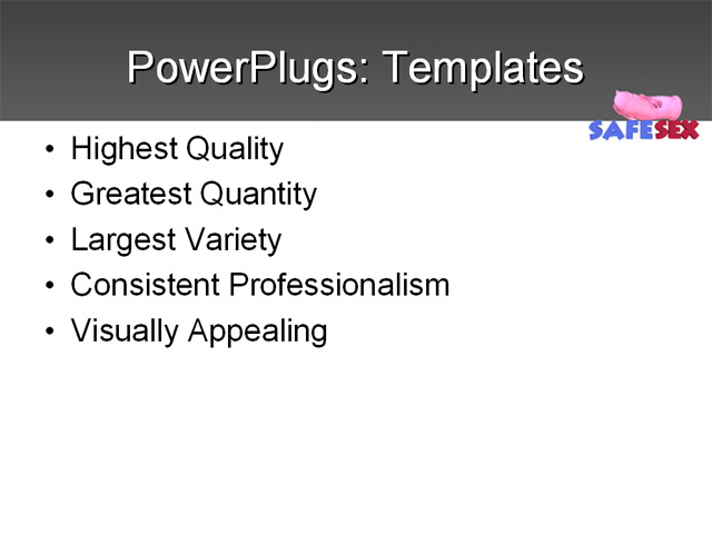 PowerPoint Template - services, business, marketing - Print Slide