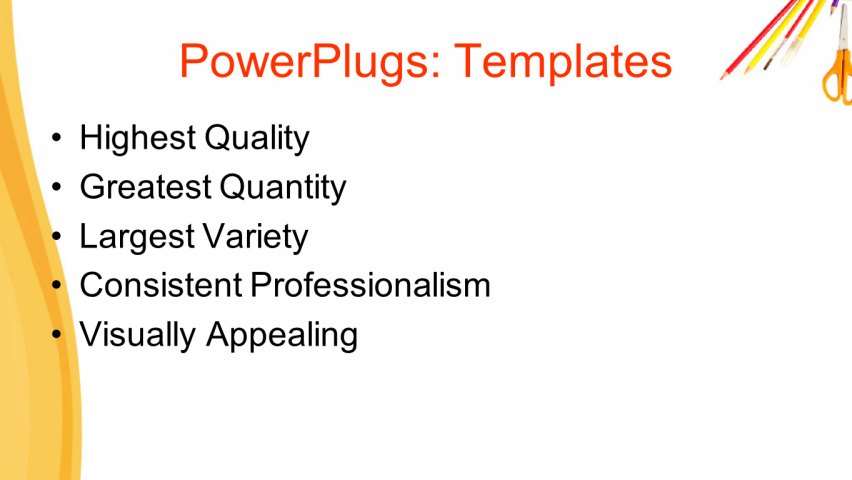 PowerPoint Template - education, art, abstract - Print Slide