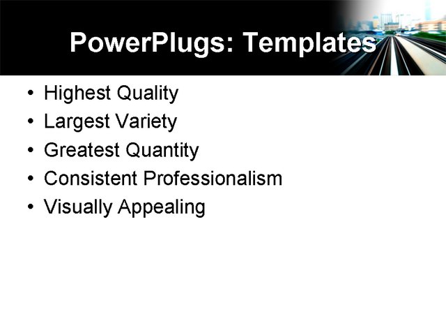 PowerPoint Template - travel, cities, business - Print Slide