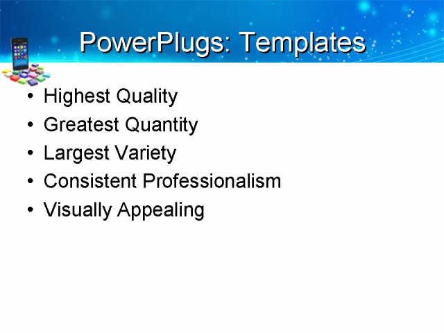 PowerPoint Template - communication, tele communication, global - Print Slide