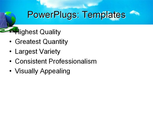 PowerPoint Template - solar energy, computer, science - Print Slide