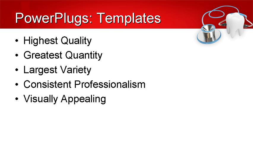 PowerPoint Template - medical, health, science - Print Slide