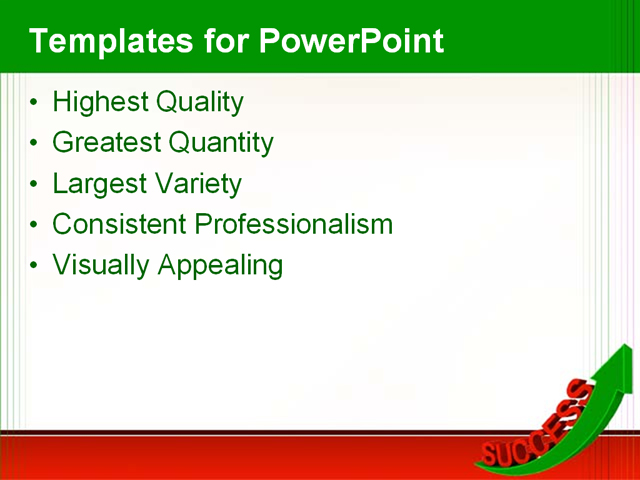 PowerPoint Template - symbols, business, finance - Print Slide