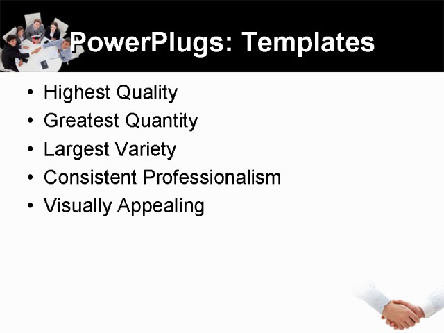 PowerPoint Template - business, people, communication - Print Slide