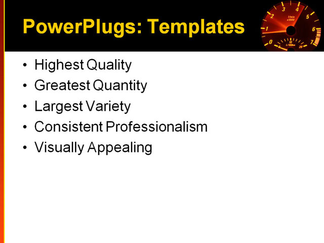 PowerPoint Template - auto, bmw, car - Print Slide