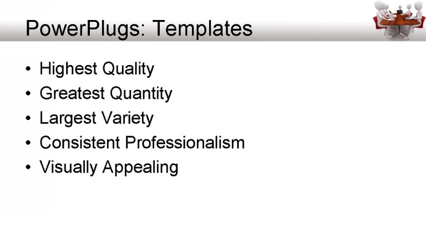 PowerPoint Template - business, people, communication - Print Slide