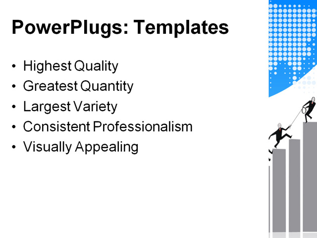 PowerPoint Template - business, teamwork, cartoon - Print Slide