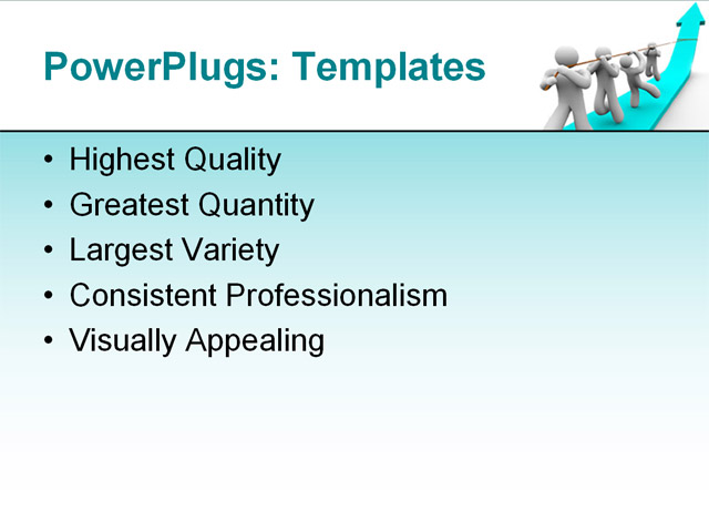 PowerPoint Template - business, leadership, competition - Print Slide