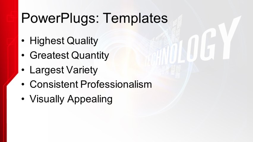 PowerPoint Template - science, technology, medical - Print Slide