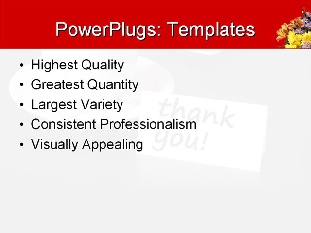 PowerPoint Template - ?greeting, business, sales - Print Slide