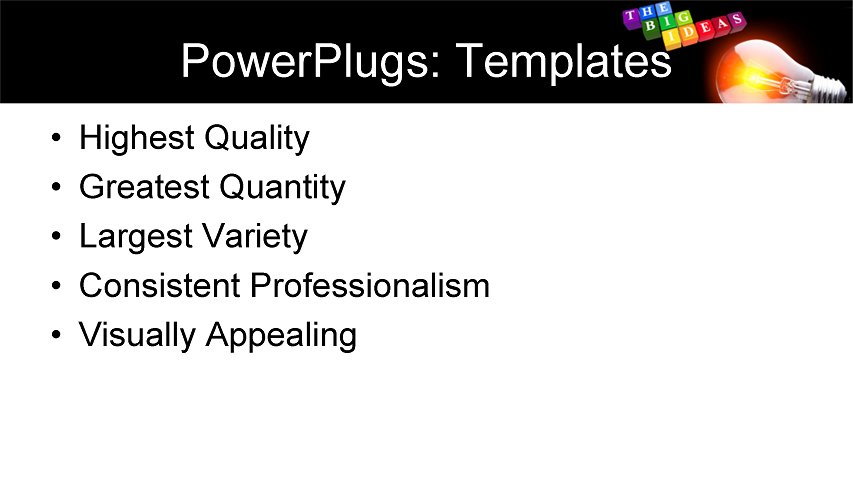 PowerPoint Template - business, marketing, sales - Print Slide