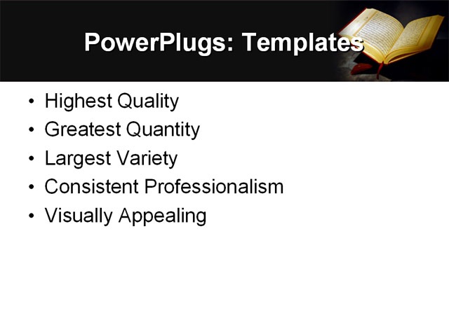 PowerPoint Template - �religion, history, education - Print Slide