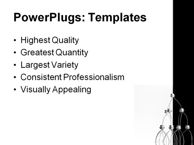 PowerPoint Template - concept of transistors, acrobat, background - Print Slide