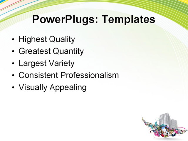 PowerPoint Template - family, lifestyle, urban living - Print Slide