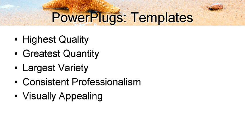 PowerPoint Template - holidays, leisure, entertainment - Print Slide