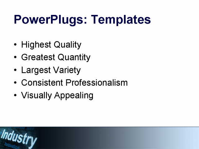 PowerPoint Template - industrial, business, marketing - Print Slide