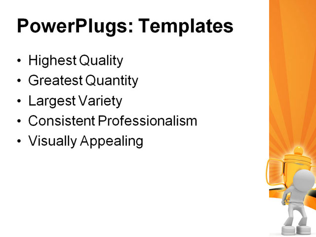 PowerPoint Template - award, ceremony, challenge - Print Slide