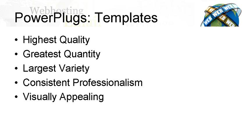 PowerPoint Template - global, communication, business - Print Slide